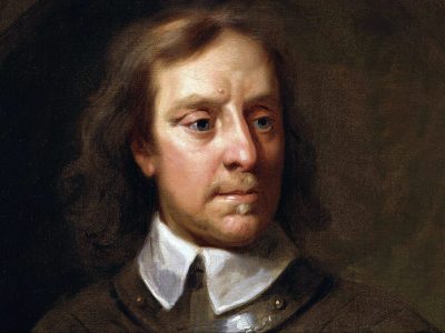 Oliver Cromwell (detail; 1656), Samuel Cooper