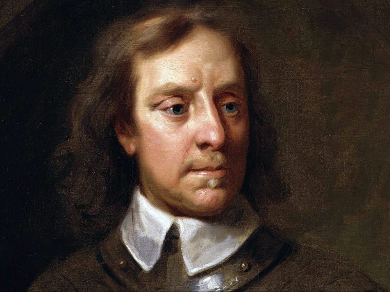 Oliver Cromwell (detail; 1656), Samuel Cooper