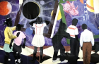 Knowledge and Wonder (1995) (detail) by Kerry James Marshall.