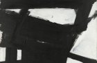 Wanamaker Block (detail; 1955), Franz Kline. Yale University Art Gallery.