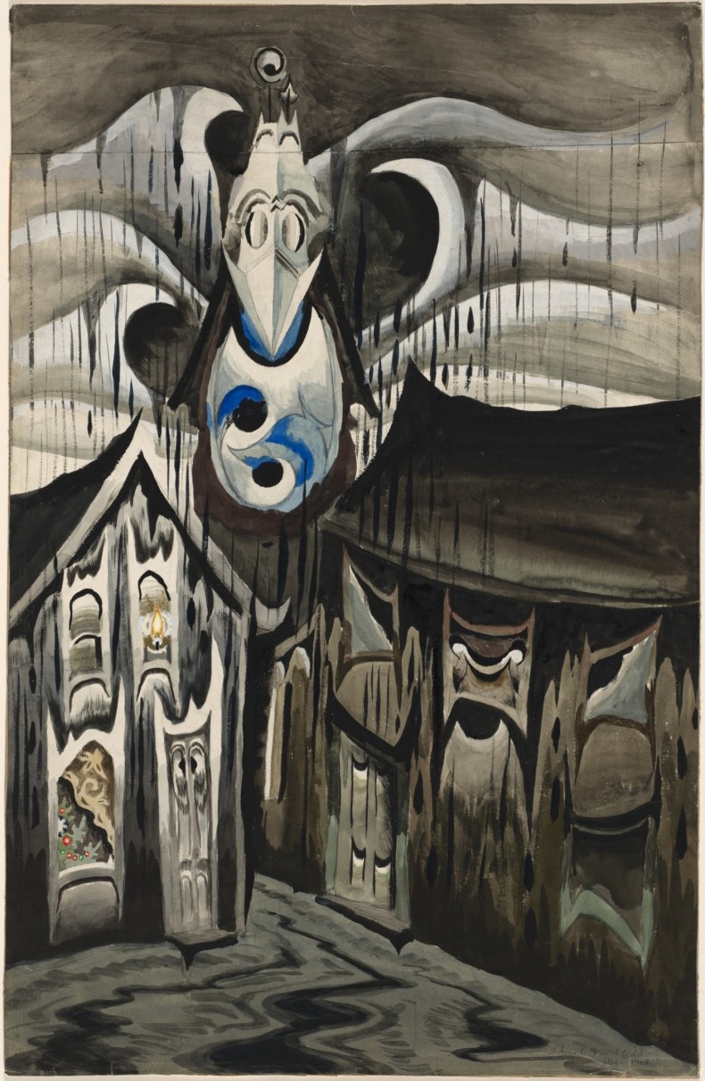 Bells Ringing, Rainy Winter Night, Charles Burchfield