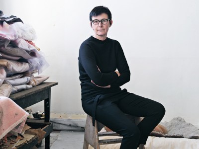 Berlinde De Bruyckere, photographed in her studio in Ghent in October 2018.