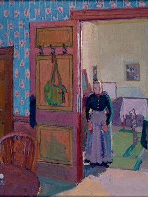 Interior with Mrs Mounter (1916–17), Harold Gilman.
