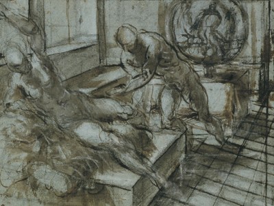 Venus and Vulcan (c. 1545), Jacopo Tintoretto. Kupferstichkabinett, Staatliche Museen zu Berlin