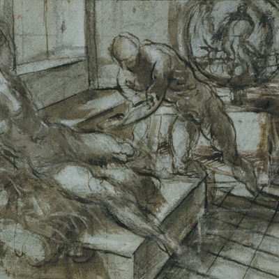 Venus and Vulcan (c. 1545), Jacopo Tintoretto. Kupferstichkabinett, Staatliche Museen zu Berlin