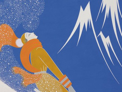 Sports d’Hiver (1933), Erté. Stephen Ongpin Fine Art (£18,000)