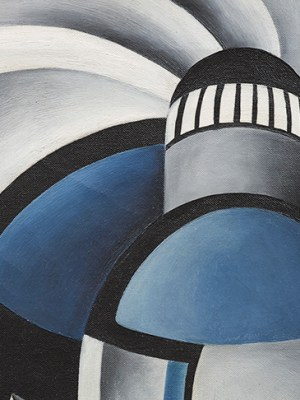 Variation on a Lighthouse Theme II (detail; c. 1931–32), Ida Ten Eyck O’Keeffe