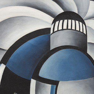 Variation on a Lighthouse Theme II (detail; c. 1931–32), Ida Ten Eyck O’Keeffe