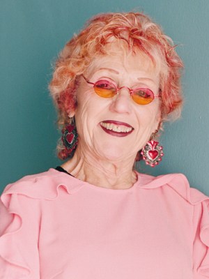 Judy Chicago photographed in Santa Monica in September 2018