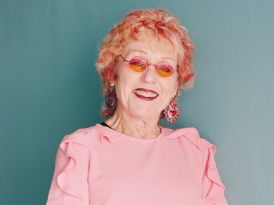 Judy Chicago photographed in Santa Monica in September 2018