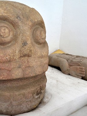 Stone carvings discovered in the Popoloca ruins in Puebla state, photo: Instituto Nacional de Antropología e Historia, Mexico