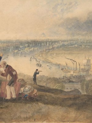 View of London from Greenwich (1825), Joseph Mallord William Turner. Metropolitan Museum of Art, New York