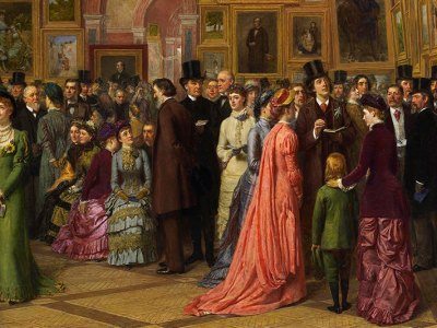 The Private View at the Royal Academy, 1881 (1881–83), William Powell Frith.