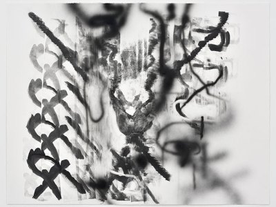 Monotype #19 (2018), Julie Mehretu.