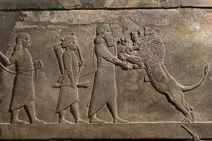 Assyrian Lion Hunt Reliefs