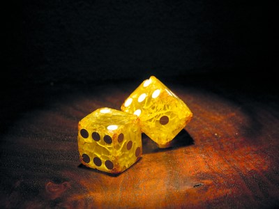 Detail of ‘Rotten Luck – An Exhibit of Failing Dice’ from the Collections of Ricky Jay, at the Museum of Jurassic Technology, Los Angeles