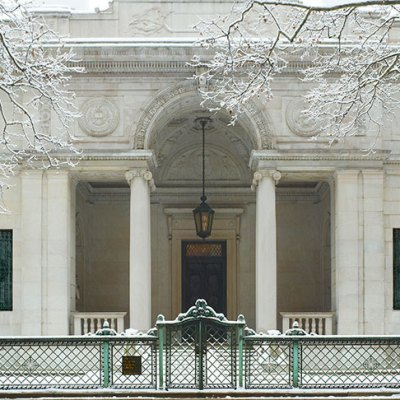 J. Pierpont Morgan’s Library in winter, 2011, Morgan Library & Museum.