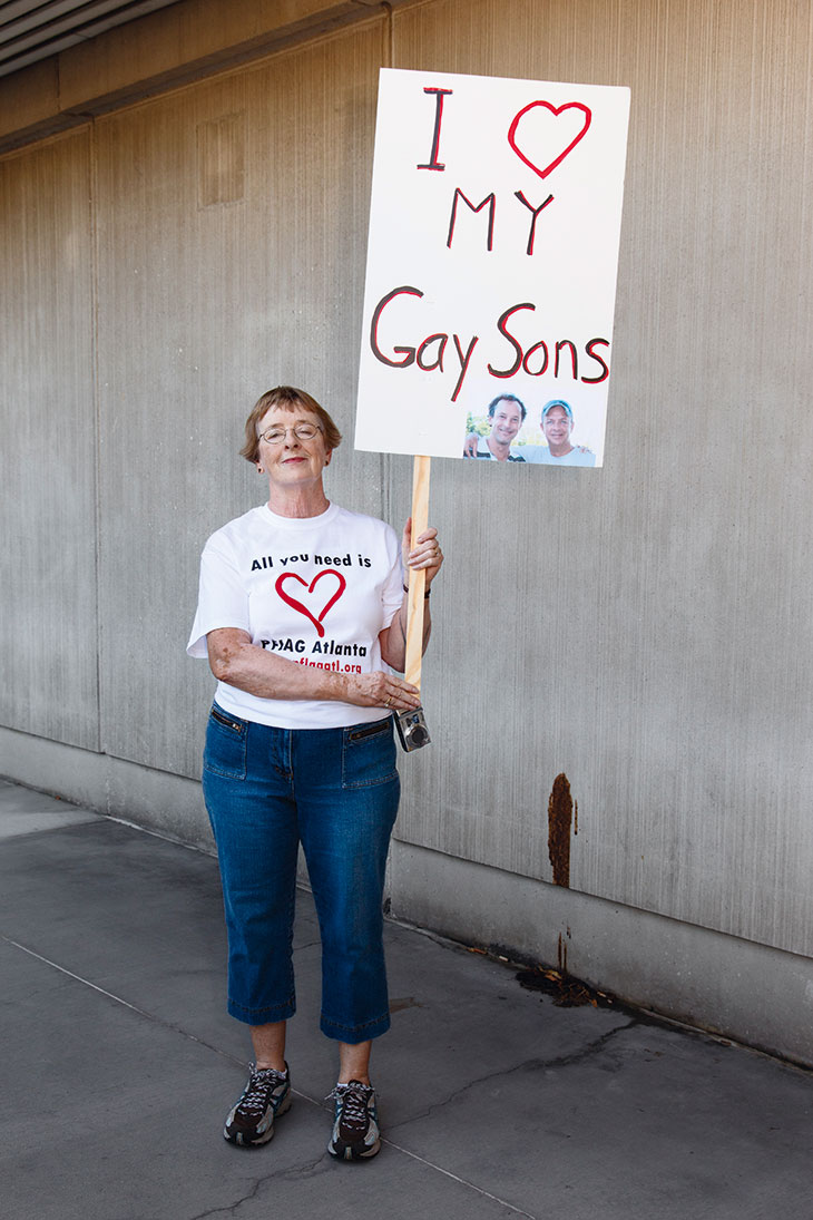 Mary Lynn Myrkel, Gay Pride march, Atlanta, Georgia, USA, 2010 (2010), Martin Parr.
