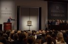 A saleroom in New York during the sales of the Collection of Peggy and David Rockefeller.