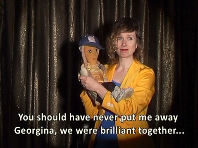 The Joyful Mysteries of Junior (video still detail; 2012), Georgina Starr.