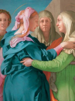 Visitation (c. 1520), Jacopo Carucci, known as Pontormo. Parish of San Michele Arcangelo in Carmignano.