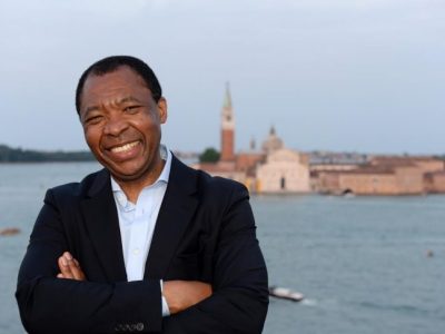 Okwui Enwezor in Venice in 2015.