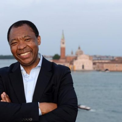 Okwui Enwezor in Venice in 2015.