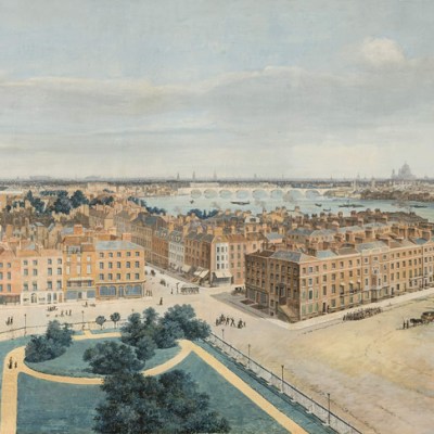 Panorama of London (1815), Pierre Prévost. Museum of London