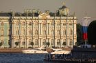 Winter Palace building housing the State Hermitage Museum in St Petersburg.