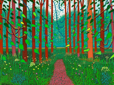 The Arrival of Spring in Woldgate, East Yorkshire in 2011 (twenty eleven) (2011), David Hockney.
