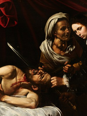 Judith and Holofernes, (c. 1607), attributed to Caravaggio, photo: © Cabinet Turquin