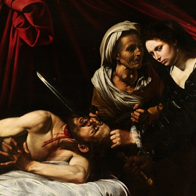 Judith and Holofernes, (c. 1607), attributed to Caravaggio, photo: © Cabinet Turquin