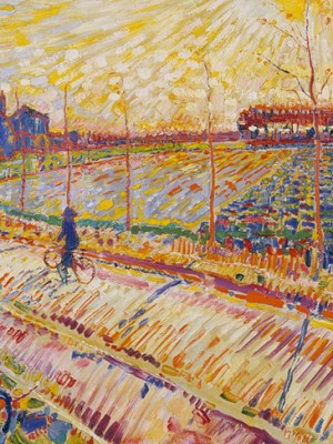 Laren Landscape with October Sun (1910), Jan Sluijters. Stedelijk Museum Schiedam.