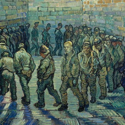 Prisoners Exercising (1890), Vincent van Gogh.