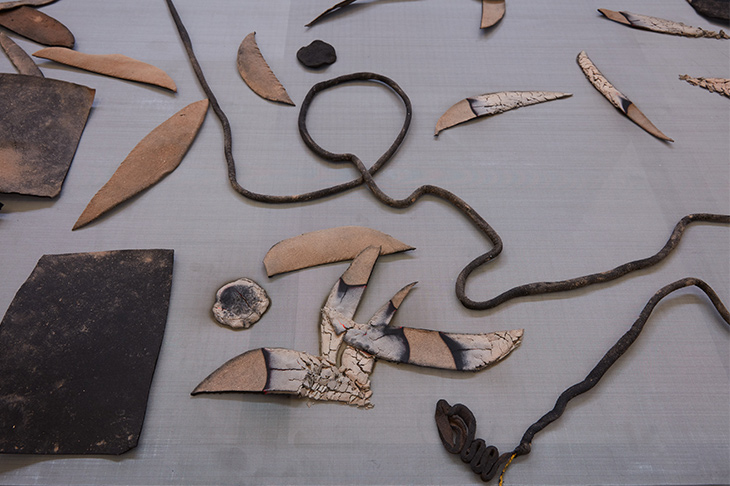 Sheela Gowda shows her extraordinary works made out of everyday materials in Milan