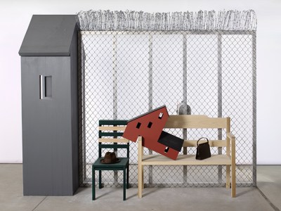 Seven Rooms of Hospitality: Room for Deportees (2017), Siah Armajani.