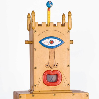 Memorial to the Idea of Man If He Was an Idea (detail; 1958), H.C. Westermann. Museum of Contemporary Art Chicago.