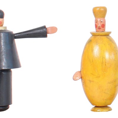 Hand puppets (from a set of five) (c. 1923), Eberhardt Schrammen. Klassik Stiftung Weimar