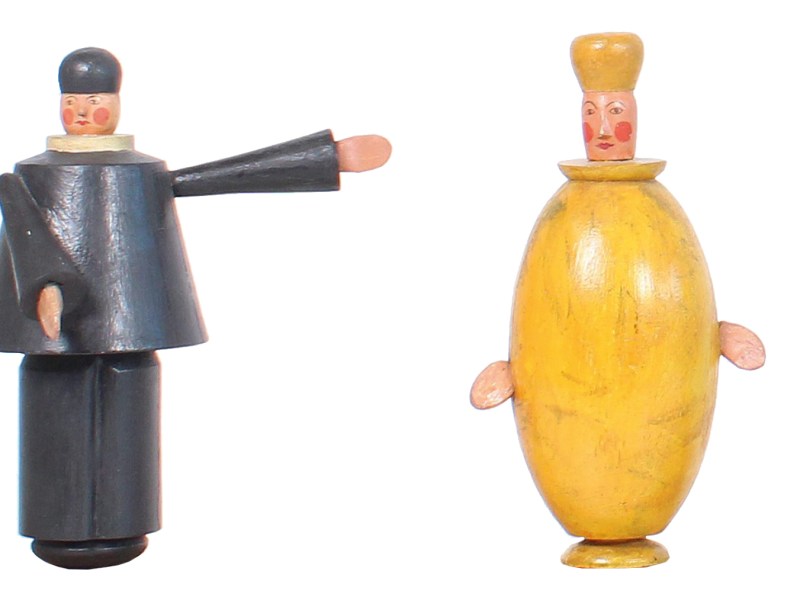 Hand puppets (from a set of five) (c. 1923), Eberhardt Schrammen. Klassik Stiftung Weimar