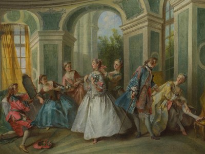 The Four Ages of Man: Youth (detail; by 1735), Nicolas Lancret. National Gallery, London