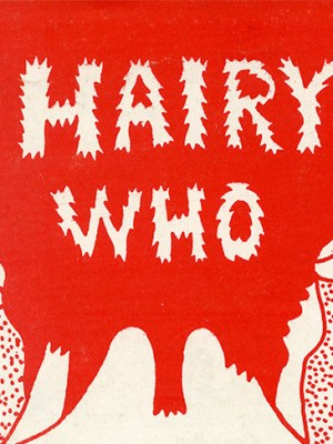 Back cover for ’The Portable Hairy Who!’ (1966), Karl Wirsum.