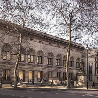 Proposed North Façade entrance and forecourt by Jamie Fobert Architects and Purcell