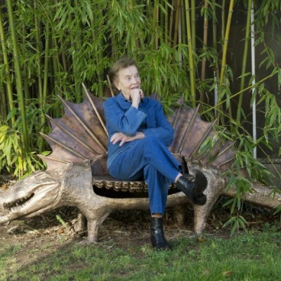 The late sculptor Claude Lalanne, phtoographed in 2015 (photo: Luc Castel).