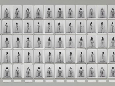 CARVING: 45 Years Later (detail; 2017), Eleanor Antin. Installation view of ‘Eleanor Antin: Time’s Arrow’, Los Angeles County Museum of Art, 2019.