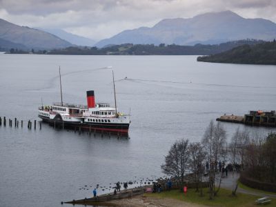 Loch Lomond’s shores in Balloch.