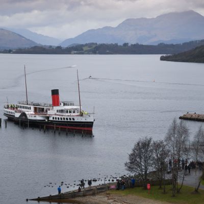 Loch Lomond’s shores in Balloch.