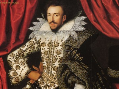 Richard Sackville (1589–1624), 3rd Earl of Dorset (detail; 1613), William Larkin. English Heritage, Kenwood.