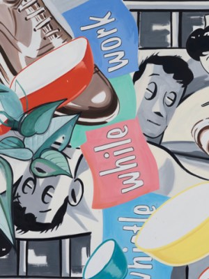 The Rain Fell Everywhere (2018), David Salle.