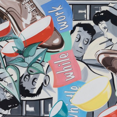The Rain Fell Everywhere (2018), David Salle.