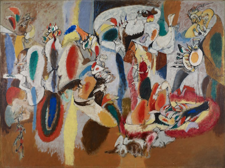 The Liver is the Cock’s Comb (1944), Arshile Gorky.